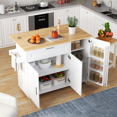 132.5 cm W Kitchen Island with Top