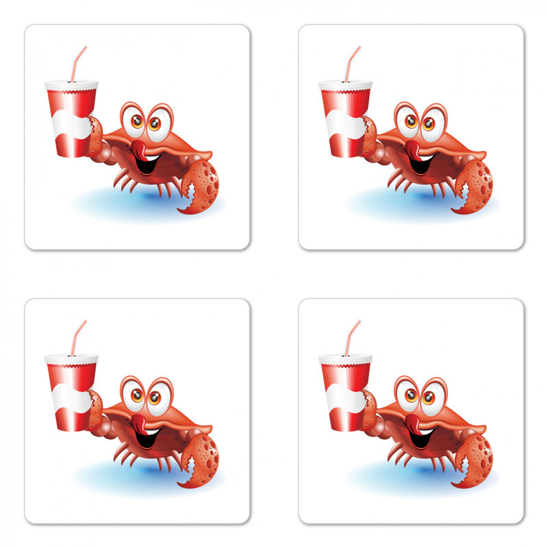 Sous-verre crabes