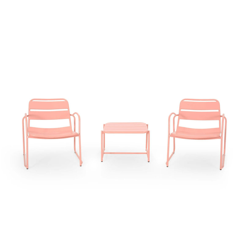 CONRAD  CHAT SET, Coral