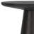Gloria 16"W Graphite Cast Aluminum Contemporary End Table with Round Top, Assembled