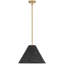 Luminaire suspendu en rotin à 1 lumière Boho