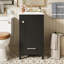 Meuble-lavabo moderne de 18 pouces avec lavabo en céramique, tiroirs à fermeture en douceur et organisateur de porte, tiroir de séparation et patins réglables en plastique - solution de rangement compacte pour les espaces étroits.-118774061