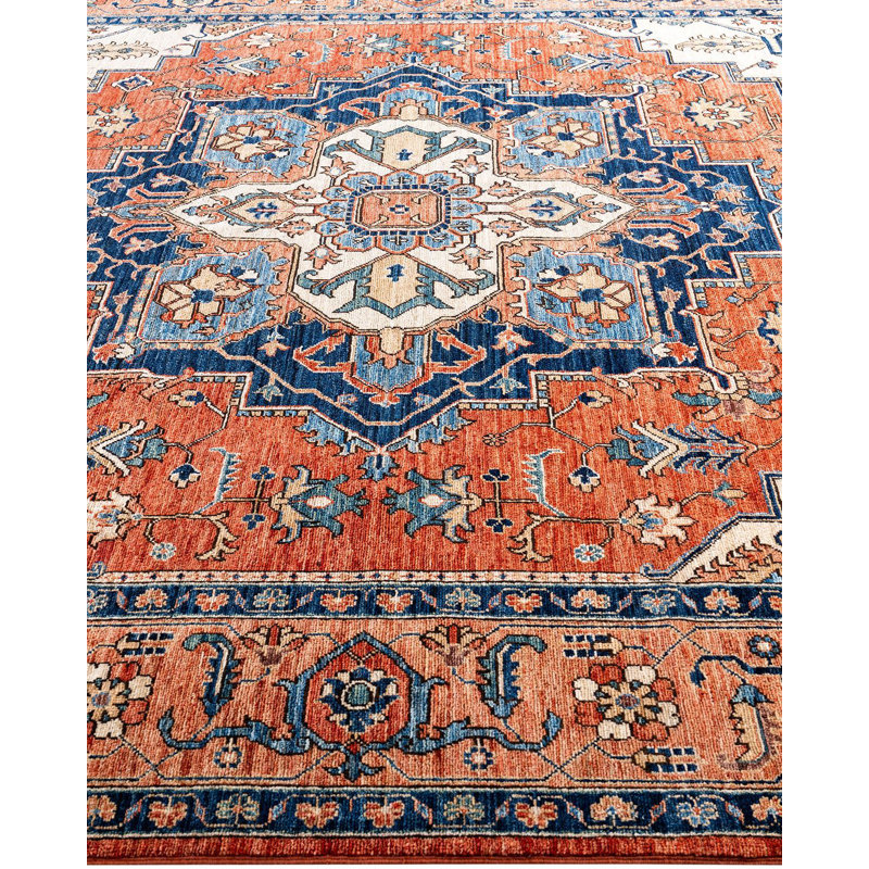 Serapi One-of-a-Kind 8' 2" X 9' 11" Hand Knotted Area Rug