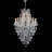 Dimmable Modern Crystal Chandeliers Silver Lighting