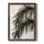 Toile avec cadre noyer