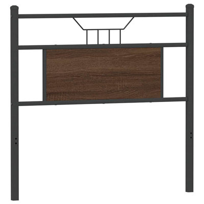 Headboard 183 Cm Engineered Wood And Steel