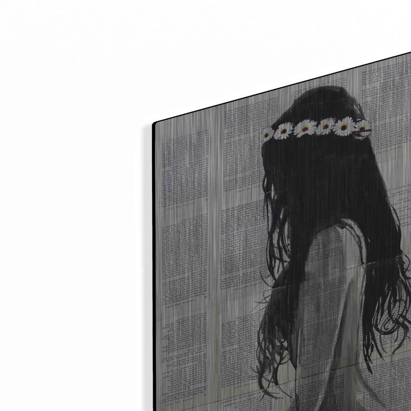 Art mural en métal «Daisy Chain» par Loui Jover Lark Manor ™, H 24 po x l 16 po