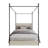 Zahiya Upholstered Metal Storage Canopy Bed-2131505597