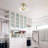 Gwinnett Glass Semi Flush Mount