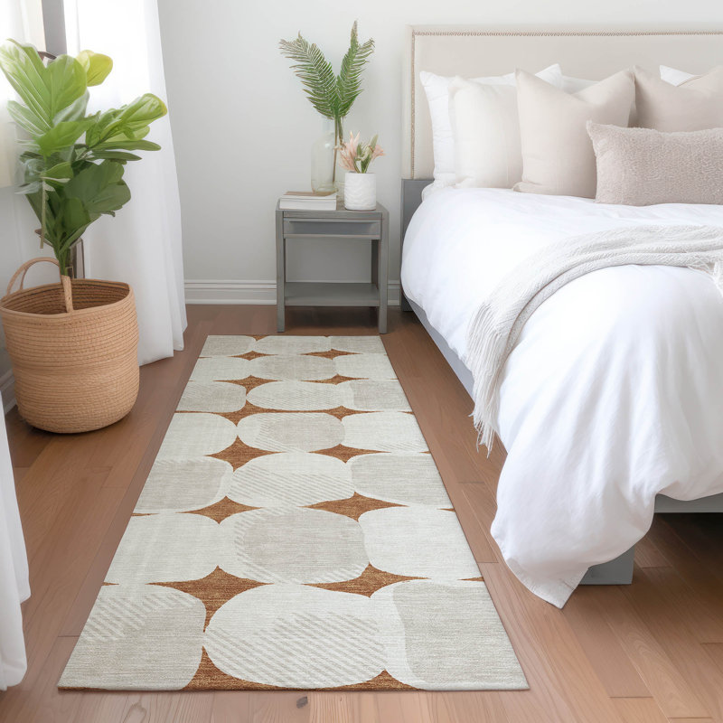 Malek Abstract Indoor / Outdoor Rug, Runner 2'3" x 7'6"