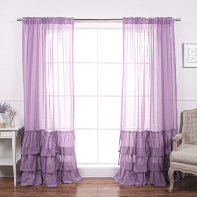 Neuville Semi Sheer Sliding Panel Pair