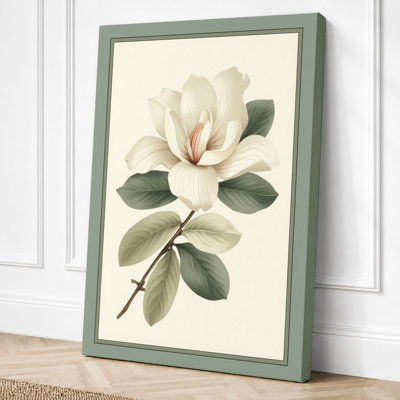 Magnolia Study Botanical - Wrapped Canvas