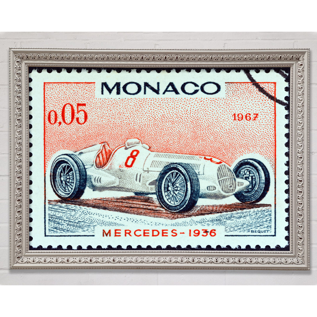 Monaco Rennen Stempel - Druck