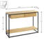 Kugler 100cm Solid Wood Top Console Table