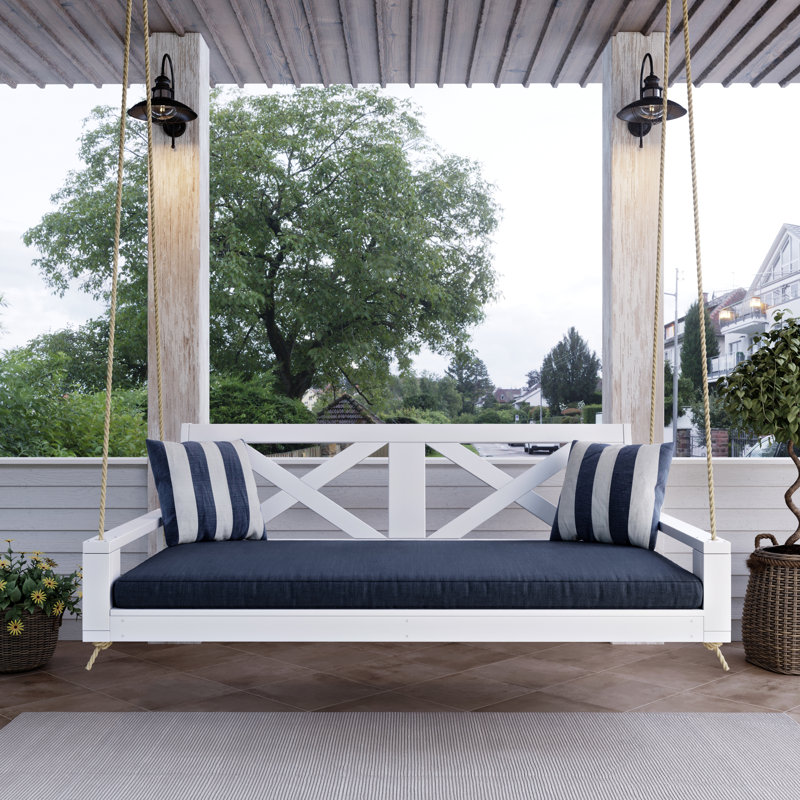 Balancelle Malvern, 52", Peinture blanc pur