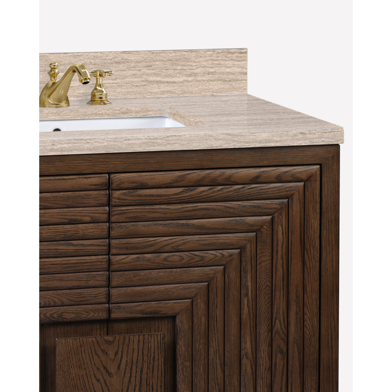 Morombe 36" Cocoa Vanity With Rectangular Undermount Sink