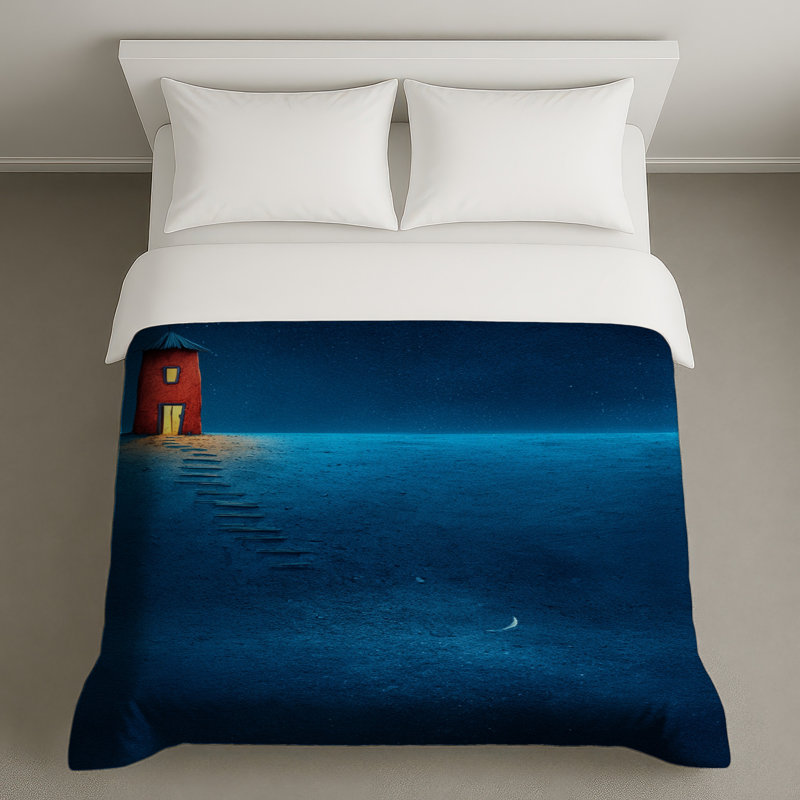 Housse de couette Lighthouse Bedding Architecture Minimalist, Très grand lit