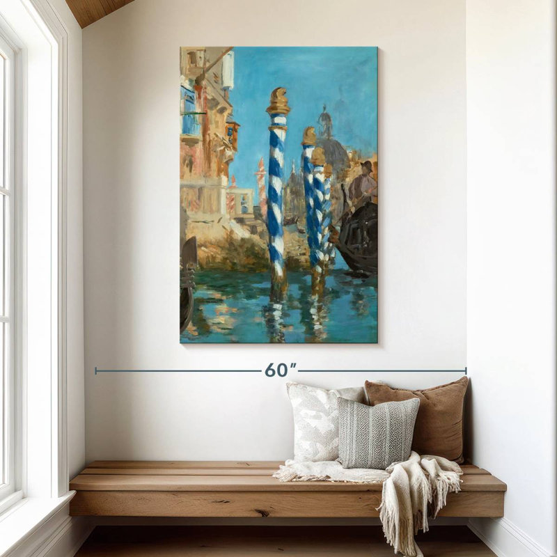 Aime le Grand Canal 1874, H 48 po x l 32 po