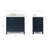 Cambridge 37'' Single Bathroom Vanity with White Quartz Top-1898679643