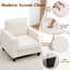 Chaises d'appoint Mid-Century avec dossier large-1186122525