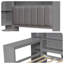 Lit plateforme intelligent - Lit de rangement multifonctionnel avec station de charge, tête de lit à DEL et bureau coulissant?-1677939571-1677939574