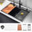 33" L x 22" W Drop-In Kitchen Sink with Accessories-70307004