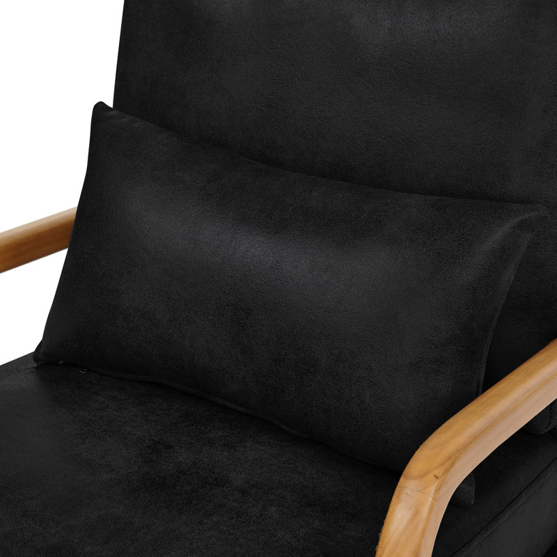 Fauteuil rembourré en tissu l 26 po
