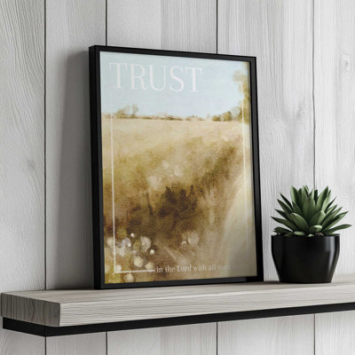 «Trust in the Lord» par Kamdon Kreations, reproduction d'art