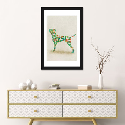 " Vizsla " Textual Art Print