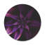Horloge murale Fractal Flower - moderne-63618192