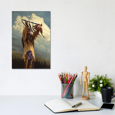 Keeper Of The Sacred Tube par Joe Velazquez - peinture sur toile tendue