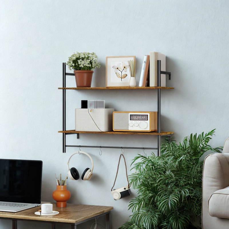 Irregular Floating Shelf, 65 cm H x 80 cm L x 24 cm D