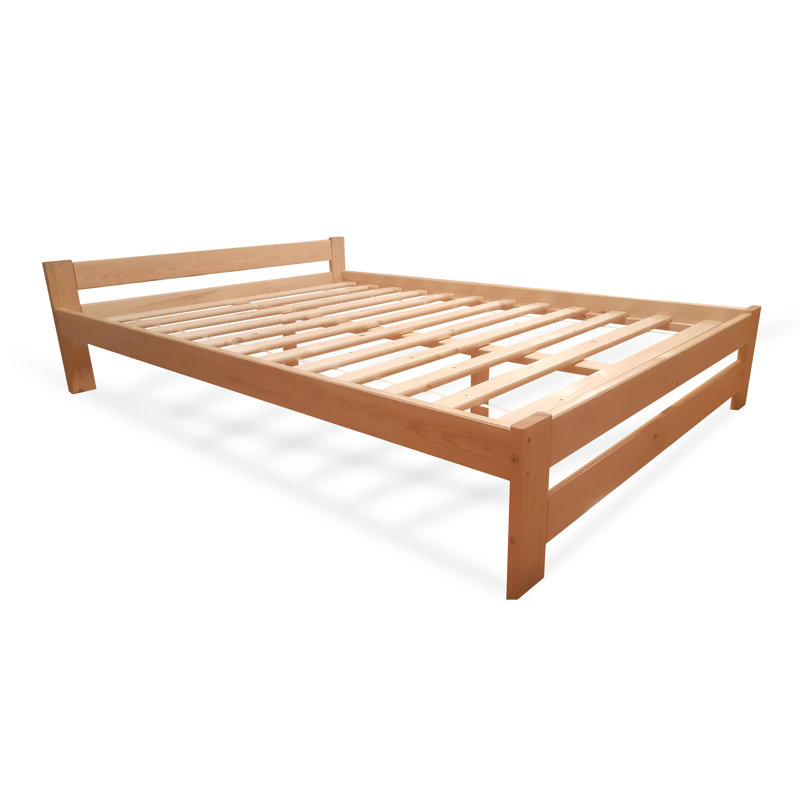 Balmville Solid Wood Bed, 160cm W x 200cm L