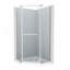 Porte de douche pivotante, avec verre trempé 1/4 po, cabine de douche néo-angle sans cadre 34,75 po x 72 po-125952049