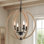 Lustre en globe 4 lumières 4 pièces
