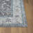Roseau Performance Modern Country / Farmhouse Floral Gray/Blue Rug-870327370