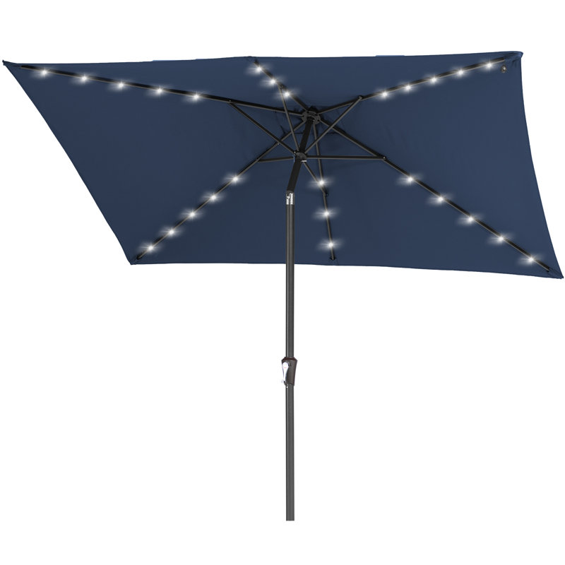 Beka rectangulaire lumineux, Bleu marine