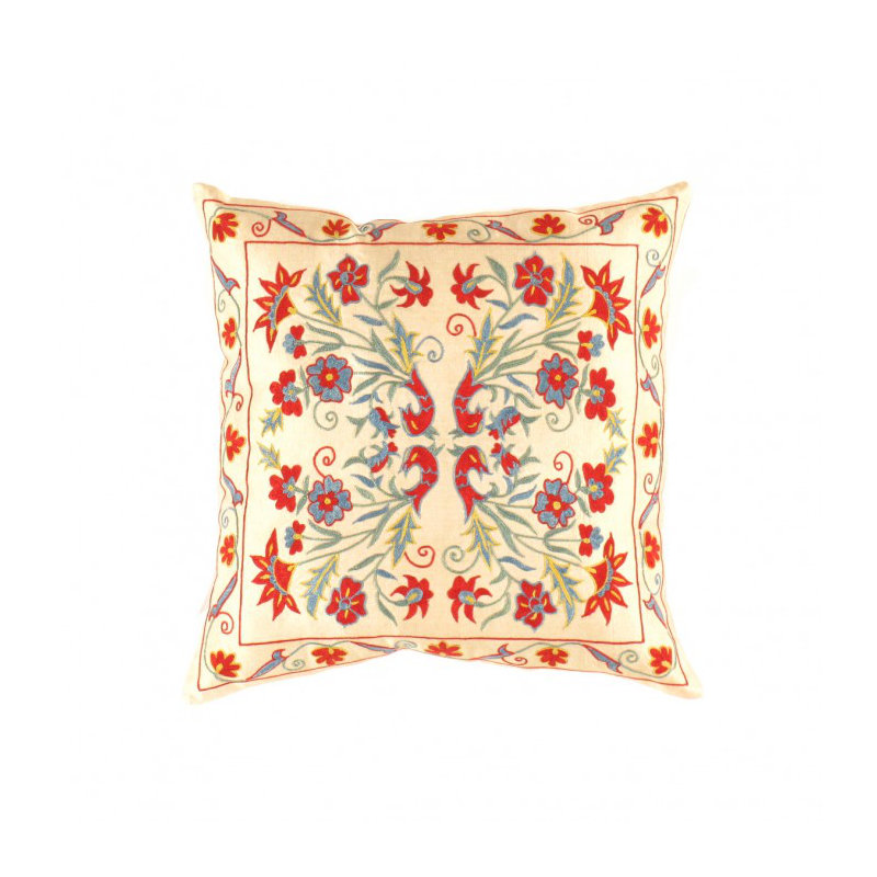 Coussin TS 304 ivoire Suzani