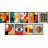" Colorful Geometric Abstract Shapes Poster Mid Century Modern Wall Art Minimalist Decor " 9 - Pieces-92574270-92574271