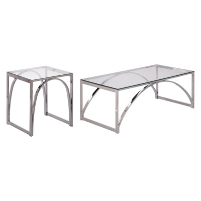 Stevenly 2 Piece Living Room Table Set