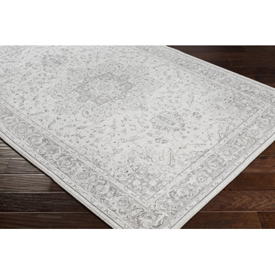 Tapis oriental gris / blanc Jayson