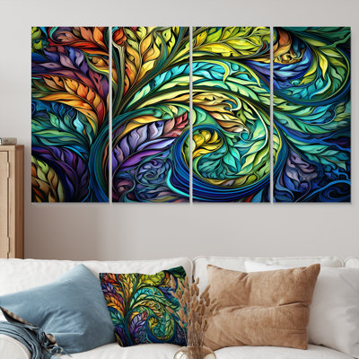 Morgane - Leaves Wall Art 4 Piece