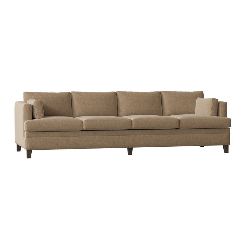 Todd Sofa, Bella Black Performance Velvet, Brown Mahogany