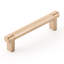 Emtek Select Cabinet Pull w/ Rectangular Stem & Knurled Bar-131690106-73077219