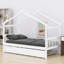 Lit en bois avec couchette-155783355