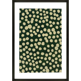 Lichen On Winter Green Painting by Michela Sorrentino
