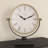 Modern & Contemporary Traditional Analog Quartz movement / Crystal Tabletop Clock in Gold