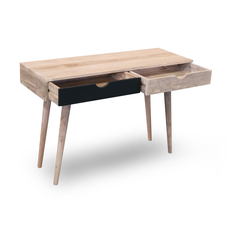 Rousseau 120cm Solid Wood Console Table, Black