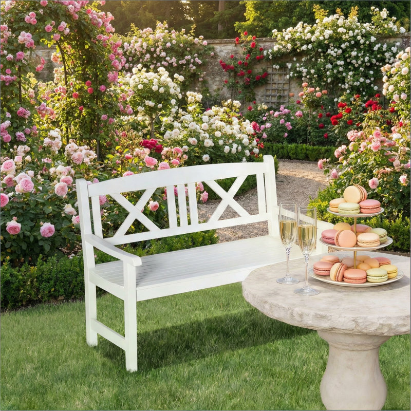 Banc de jardin de style nordique, banc de jardin en bois