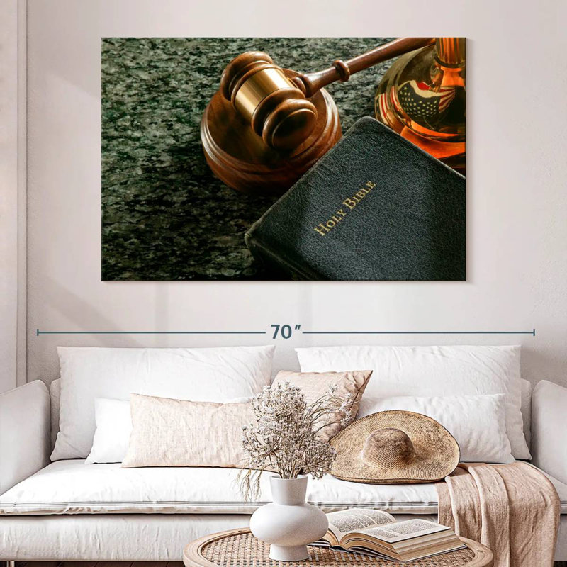 Alcaraz US Justice System, 34" H x 51" W